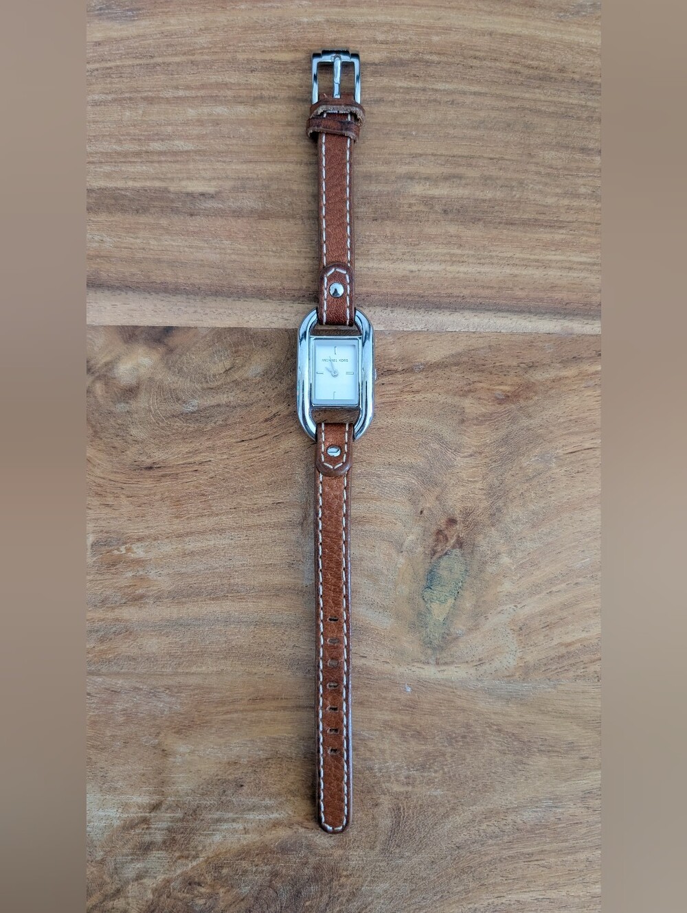 Michael Kors Brown Leather Strap Men's Watch